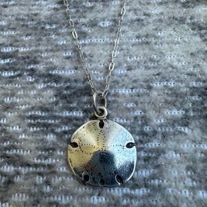 Sterling Silver Sand Dollar Necklace